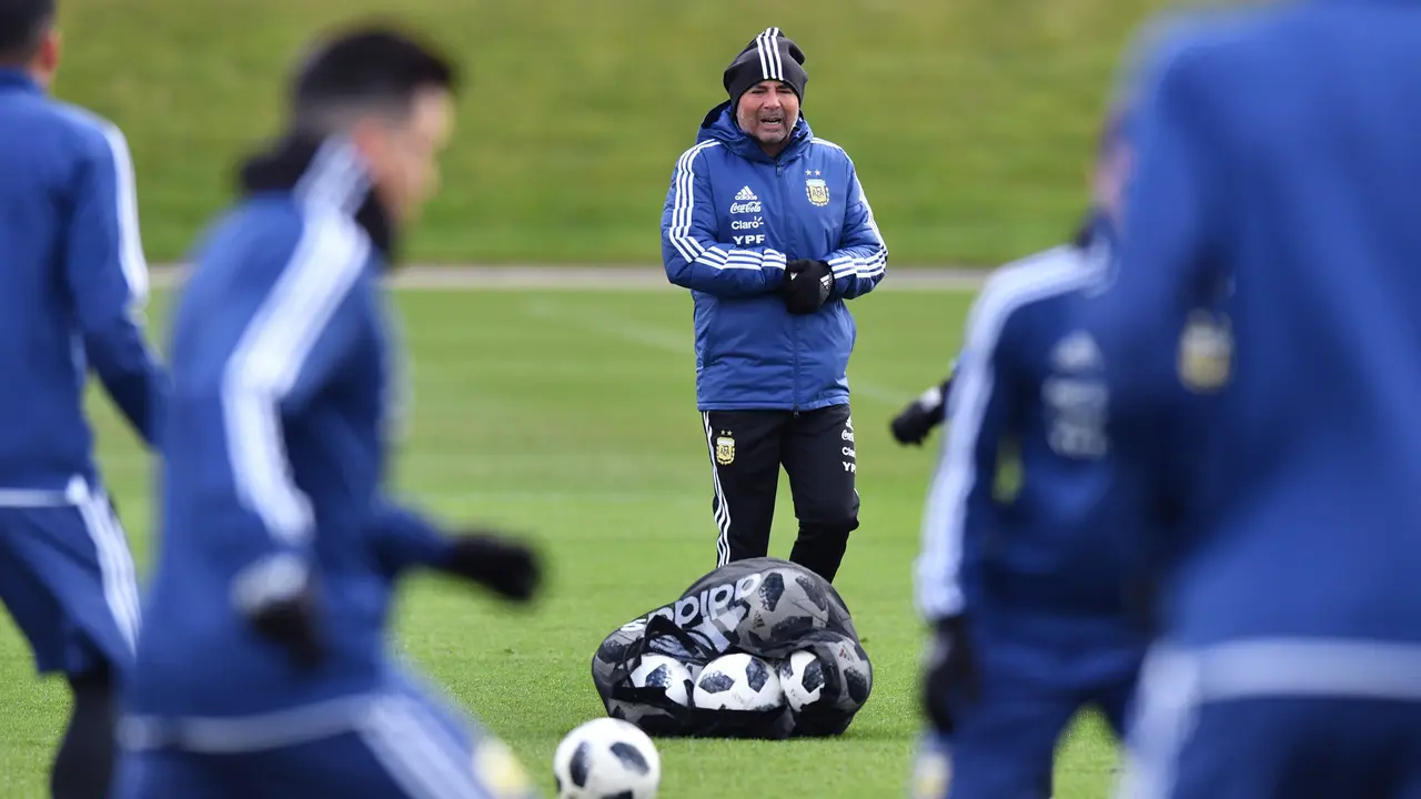 Lionel Messi, Latihan Timnas Argentina