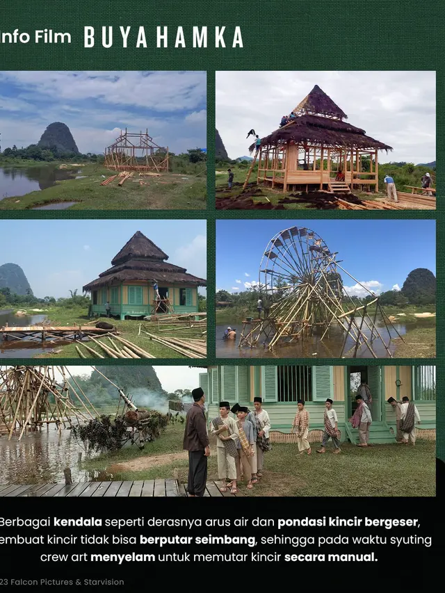 Lokasi syuting film Buya Hamka di Payakumbuh, Sumatra Barat. (Foto: Dok. Falcon Pictures)