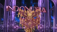Pesona Nova Liana di Malam Preliminary Miss Grand Internasional dengan Kostum Nasi Padang yang Unik