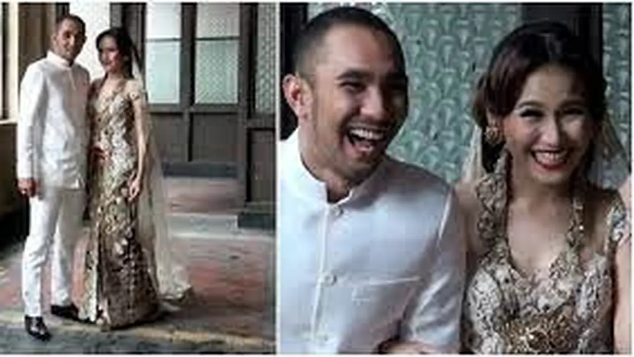 Potret pernikahan Ayu Ting Ting dan Enji (Sumber: KapanLagi.com)