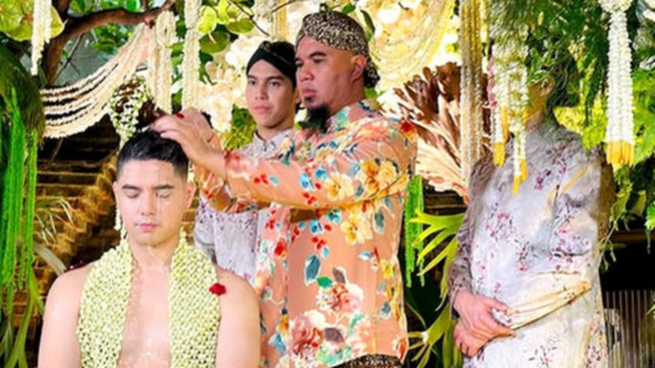 5 Potret Haru Siraman Al Ghazali, Ahmad Dhani, Mulan Jameela, Maia Estianty dan Irwan Mussry Hadir