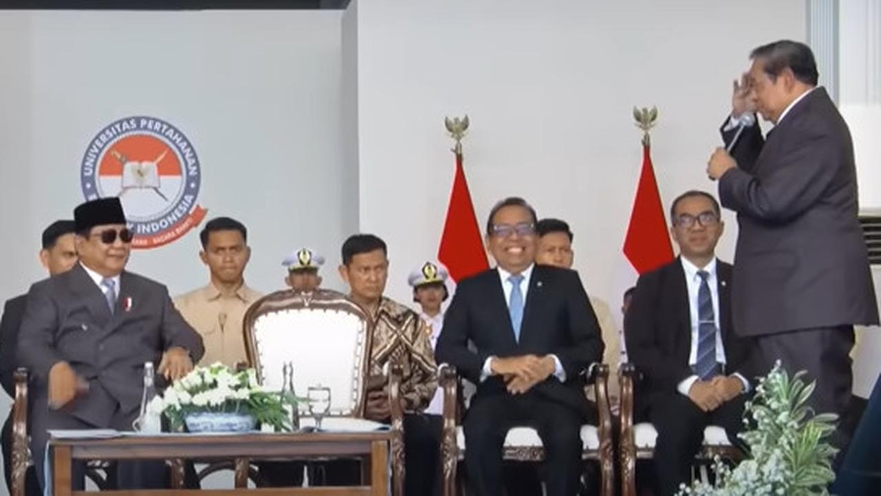 SBY Beri Hormat ke Prabowo Mendadak Diminta Pidato: Perintah Panglima Tertinggi, Saya Hanya Katakan Siap