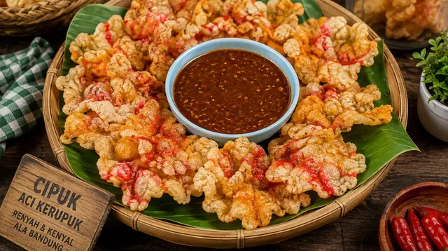 Resep Aci Kerupuk Cipuk Renyah dan Kenyal ala Bandung