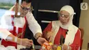 Juara pertama Master Chef Indonesia Season 7, Chef Jerry Andrean dan bersama selebritas Fitri Tropica mendemonstrasikan resep hidangan yang mudah, terjangkau, dan sesuai dengan isi piringku secara virtual di Jakarta. (Liputan6.com/HO/Ading)