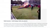 Video kecelakaan helikopter yang beredar di WhatsApp diduga membakar pengantin. Hoaks atau fakta?&nbsp;