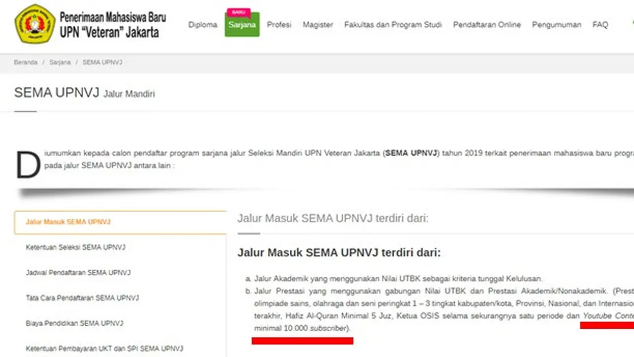 Dengan 10.000 Subcriber, Kini Bisa Bikin Kamu Lolos Seleksi Masuk Kampus di Jakarta