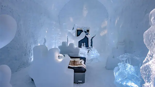 Sweden Ice Hotel (Hotel Es Swedia). (Sumber: icehotel.com/Asaf Kliger)