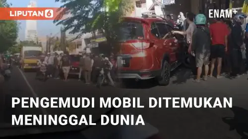 VIDEO: Viral Pengemudi Mobil Ditemukan Meninggal Dunia di Jalan Sriwijaya Semarang