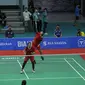 Ribka Sugiarto/Febby Valencia Dwijayanti Gani turut menyumbang poin saat Indonesia mengalahkan Vietnam pada semifinal cabang bulu tangkis beregu SEA Games 2021 di&nbsp;Bac Gymnasium, Selasa (17/5/2022).&nbsp;