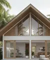 Desain Rumah Mungil Tropis yang Terasa Luas dan Sejuk/Gemini AI
