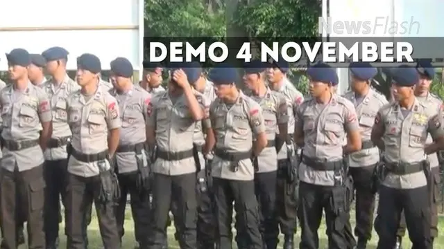 NEWS FLASH: Demo 4 November, Polri Belum Terima Pemberitahuan