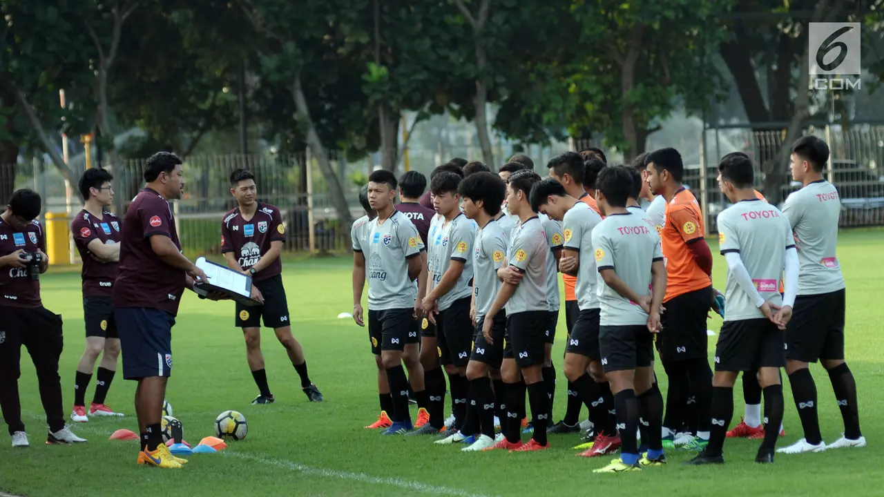 Timnas Thailand U-23 Gelar Latihan Tertutup