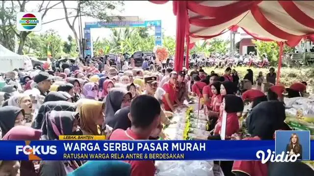 Fokus edisi (22/03) mengangkat topik-topik pilihan sebagai berikut, Berdesakan demi Sembako Murah, Pendaftaran Mudik Gratis Ricuh, Ikan Bakar khas Bumbu Padang, Hujan Sejak Dini Hari, Jalan Tergenang Banjir.