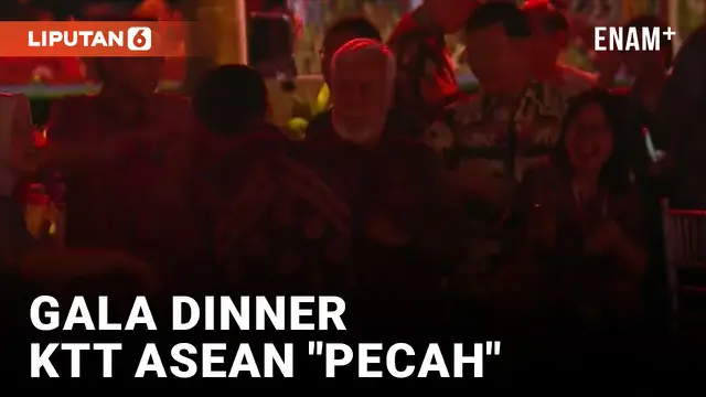 Tak Malu-Malu, Para Pemimpin Negara dan Delegasi Bergoyang di Gala Dinner KTT ASEAN