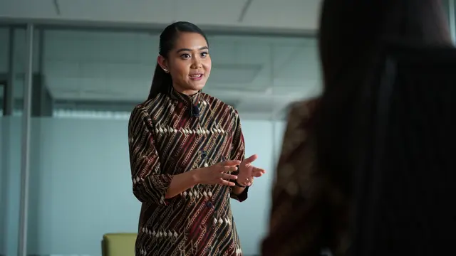 Model Baju Gamis Batik Ibu Pejabat