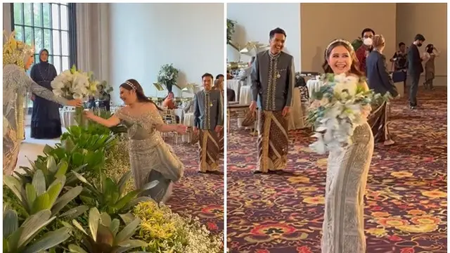 6 Artis Ini Pernah Dapat Buket Bunga dari Pengantin, Fuji Didoakan Menyusul