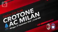 Crotone vs AC Milan (Liputan6.com/Abdillah)