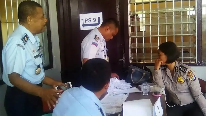 TPS Pilkada 2017 di Lapas Kupang