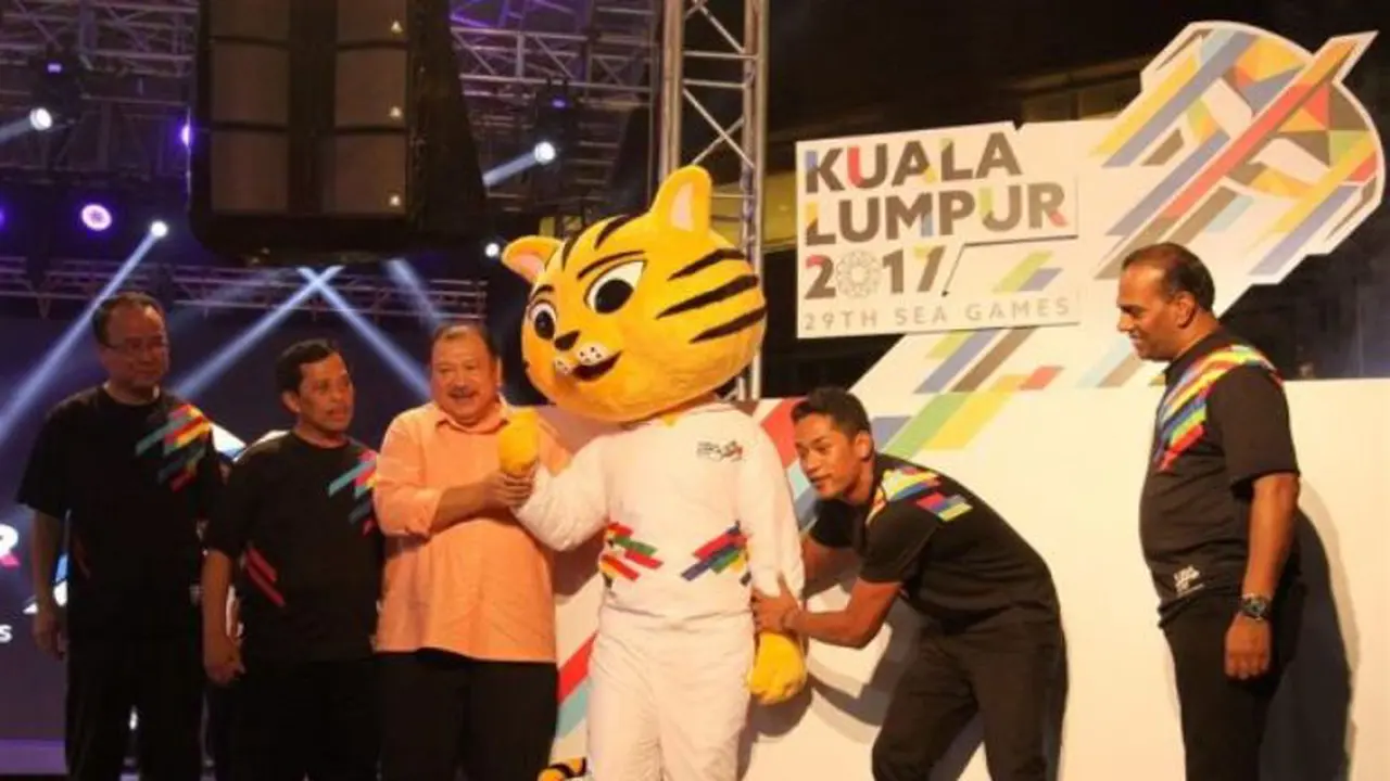 Sebanyak lima volunteer memainkan peran sebagai Rimau, maskot SEA Games 2017. (Ist)