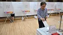 Diketahui, banyak dari warga Korea Selatan yang menganggap pemilu ini sebagai momen krusial setelah berbulan-bulan diguncang kekosongan kepemimpinan menyusul proses pemakzulan Yoon Suk Yeol, dan investigasi menyeluruh terhadap langkah-langkah darurat yang diambilnya. (Pedro Pardo/AFP)