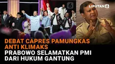 Mulai dari debat capres pamungkas anti klimaks hingga Prabowo selamatkan PMI dari hukum gantung, berikut sejumlah berita menarik News Flash Liputan6.com.