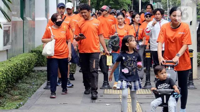 Liputan6.com Gelar Fun Walk di CFD