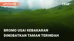 Beredar rekaman terkait kondisi Bromo usai alami kebakaran beberapa waktu lalu. Gubernur Jawa Timur, Khofifah ungkapkan kegembiraan karena TNBTS dinobatkan terindah