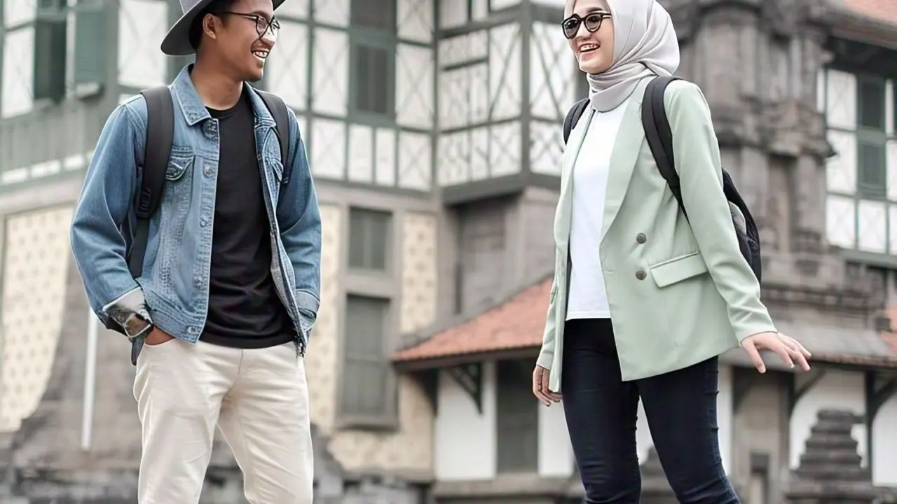 Outfit Study Tour/Gambar Via Meta AI