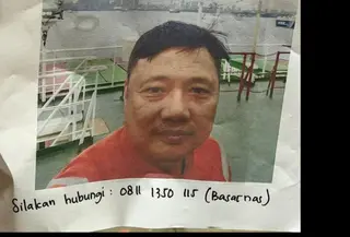 Warga Filipina berinisial R, Korban kecelakaan laut yang jasadnya terdampar di bibir pantai Lampung Selatan. (Liputan6.com/Istimewa)