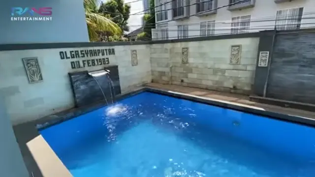 Potret rumah minimalis peninggalan Olga Syahputra