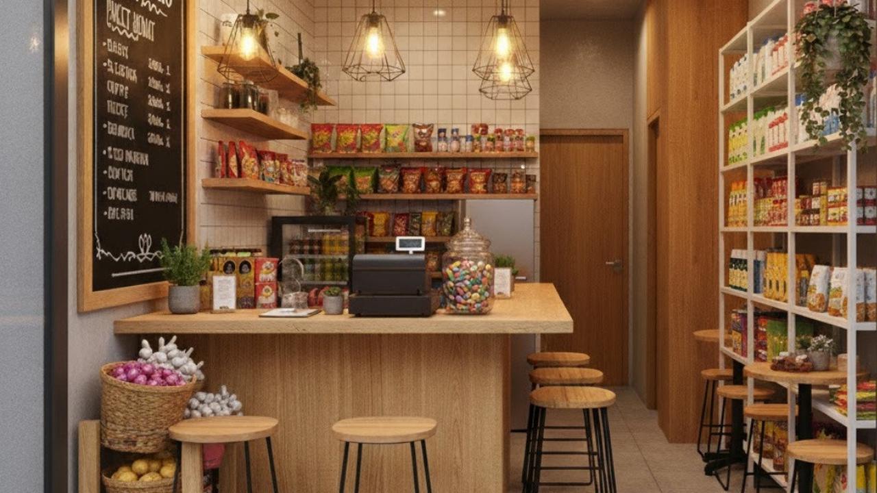 7 Desain Warung Modern di Rumah Sempit, Bisnis Kekinian yang Estetik dan Cozy