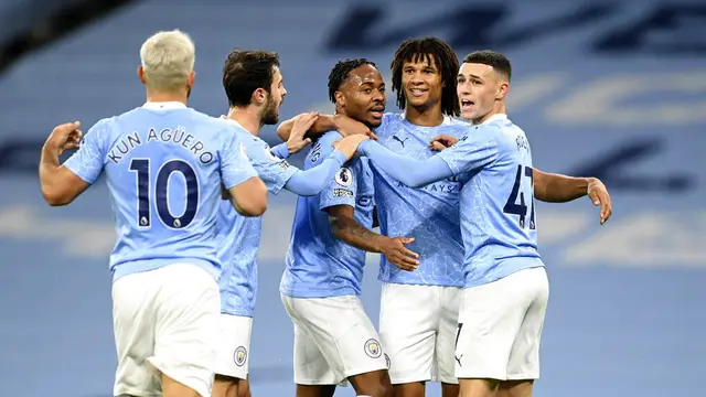 Raheem Sterling Bawa Manchester City Tundukkan Arsenal
