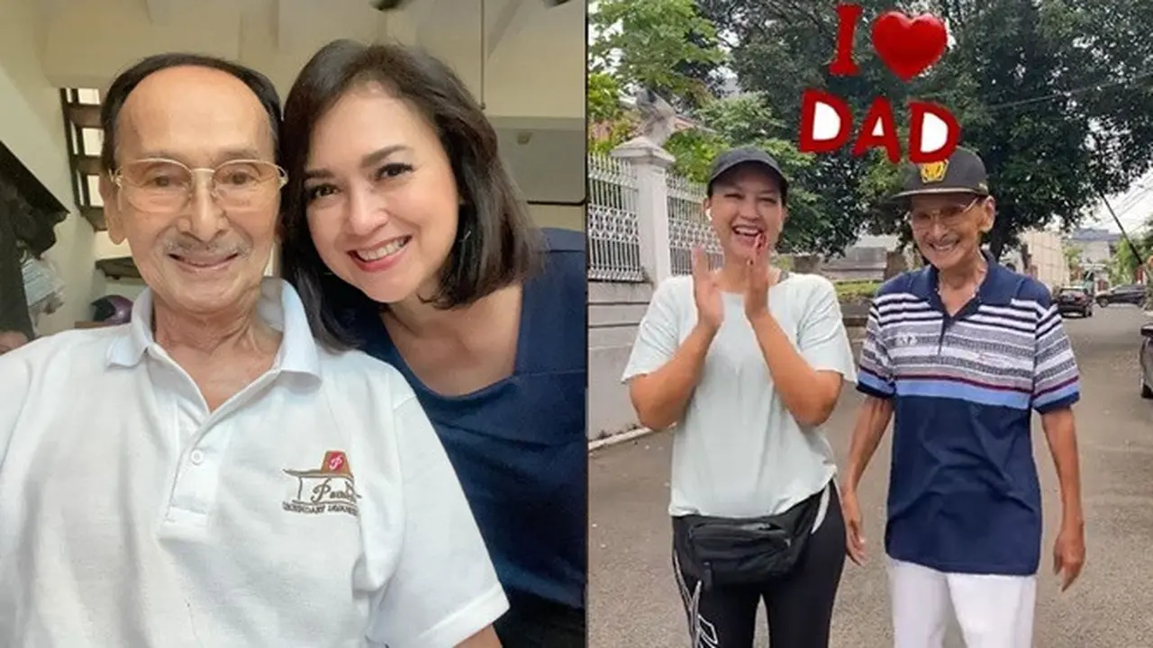 6 Potret Ayah Ira Wibowo yang Berusia 93 Tahun, Masih Sehat dan Bugar