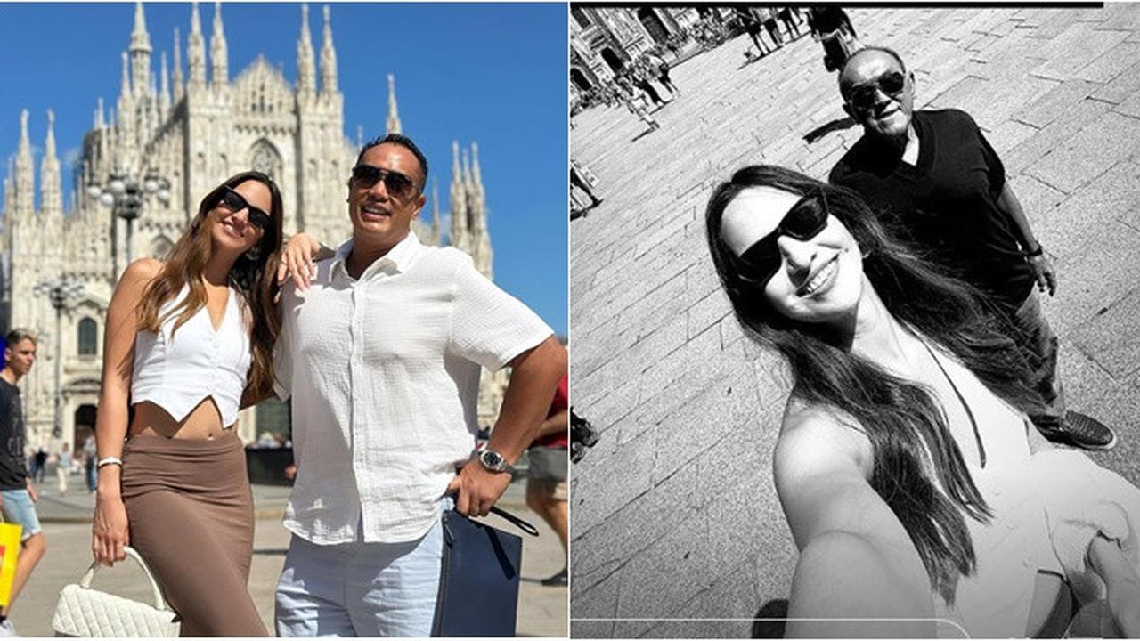 6 Potret Nia Ramadhani dan Ardi Bakrie di Milan, Liburan Bareng Aburizal Bakrie