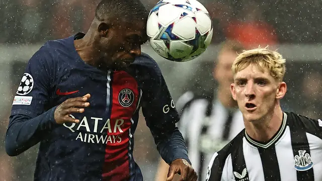 Liga Champions Newcastle vs PSG