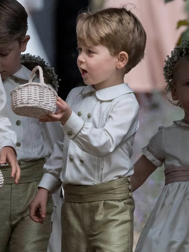 20170520-Pangeran George dan Putri Charlotte di Pernikahan Pippa Middleton-AP