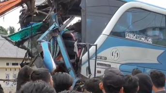 Detik-Detik Kecelakaan Maut Bus Primajasa di Tol Cipali Tewaskan 2 Orang
