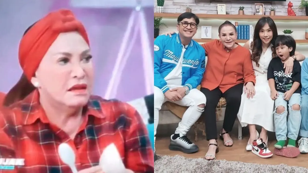 Mpok Atiek Kini Jualan Es Cincau