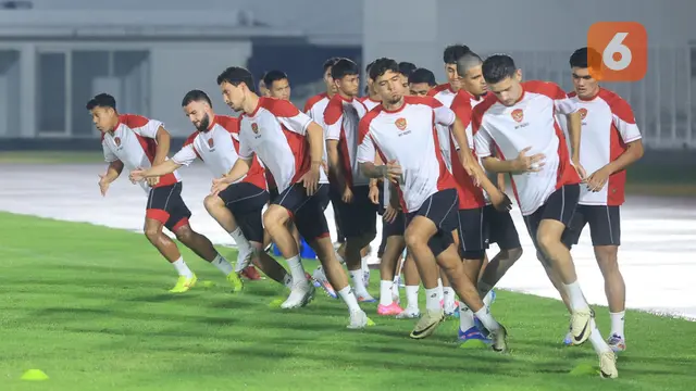 Official Training Timnas Indonesia jelang laga kualifikasi Piala Dunia 2026 menghadapi Australia