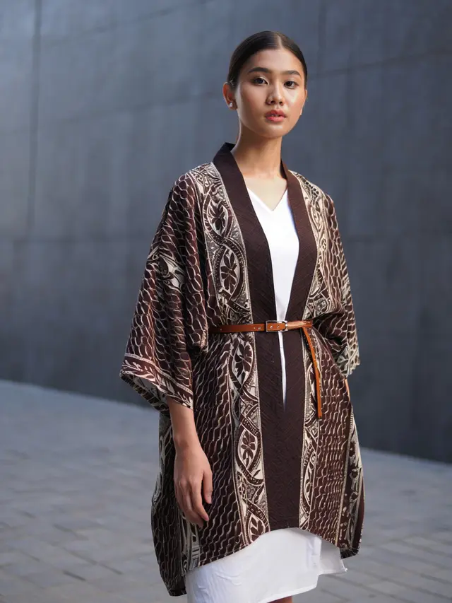 Dress Batik Kimono Batik Outerwear Urban Chic