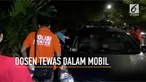 Seorang dosen Universitas Airlangga Surabaya, tewas didalam mobil, di jalan Jemursari Surabaya.