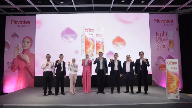 Duopharma Biotech Berhad meluncurkan Flavettes Glow di Indonesia melalui anak perusahaannya PT Duopharma Healthcare Indonesia (PT DHI). (Liputan6.com/ ist)