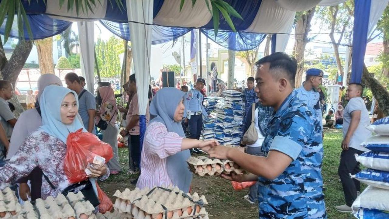 Gerakan Pangan Murah Banda Aceh: Pemkot dan TNI AU Kolaborasi Hadirkan Sembako Subsidi untuk Warga