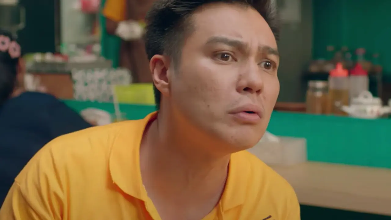 Jamal yang dimainkan Baim Wong di film Agen Dunia. (Foto: Dok. Falcon Pictures)