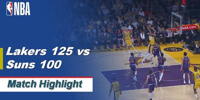 VIDEO: Highlights NBA 2019-2020, LA Lakers Vs Phoenix Suns  125-100