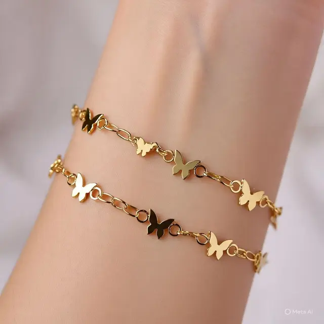 Model Gelang Emas Rantai yang Lagi Trend