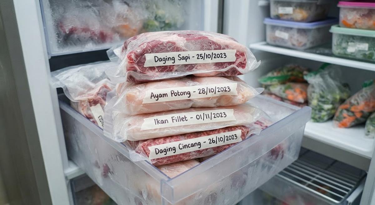 9 Cara Menyimpan Daging di Freezer agar Tidak Menempel, Mudah Diambil Sebagian