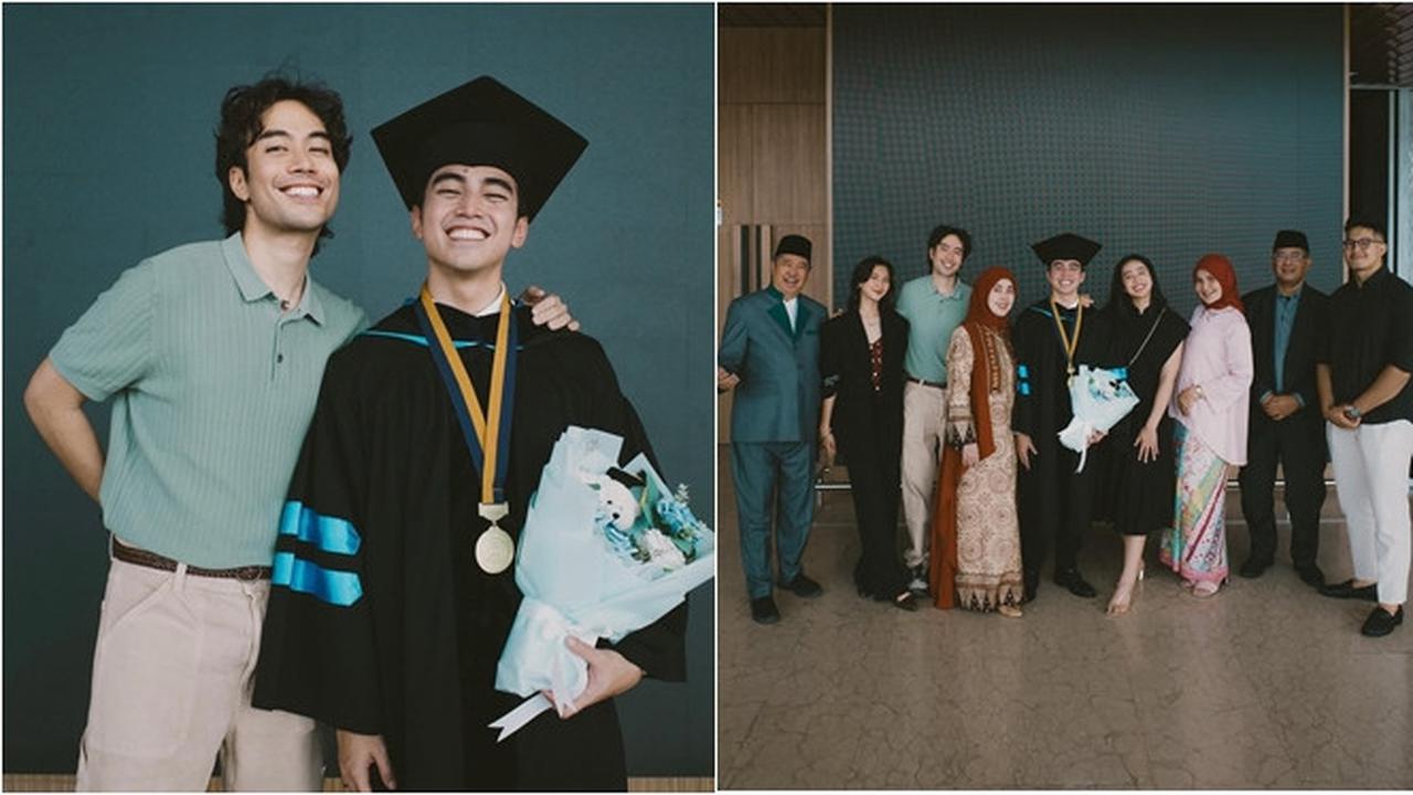 6 Potret Wisuda Vadi Akbar Adik Vidi Aldiano, Raih Gelar Master