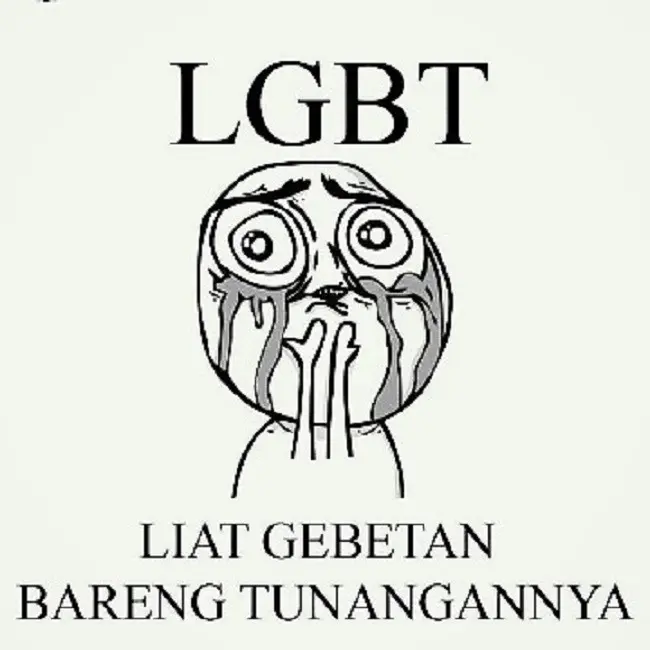 Meme LGBT (Sumber Foto: Instagram/bysramadhani)