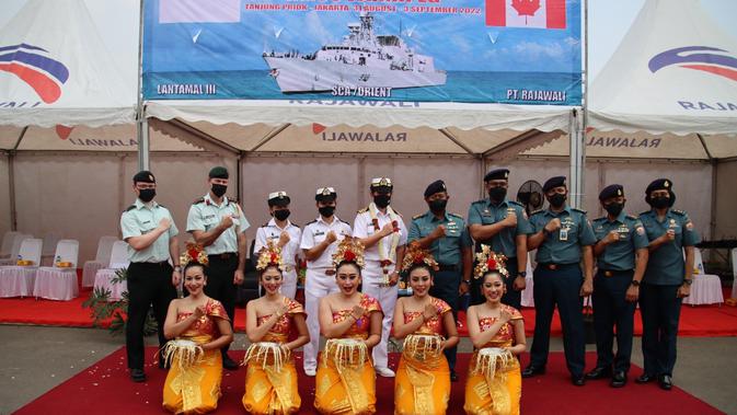 <p>Ketangan Kapal Her Majesty's Canadian Ship (HMCS) Winnipeg (Kedutaan Besar Kanada di Indonesia/Jessica Chang)</p>
